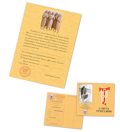 Request the Pilgrim's Credential of Franciscan Protomartyrs' Way pilgrimage in Umbria Italy