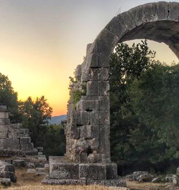 Stage 5 from San Gemini to Cesi. Way of the Franciscan Protomartyrs pilgrimage in Italy