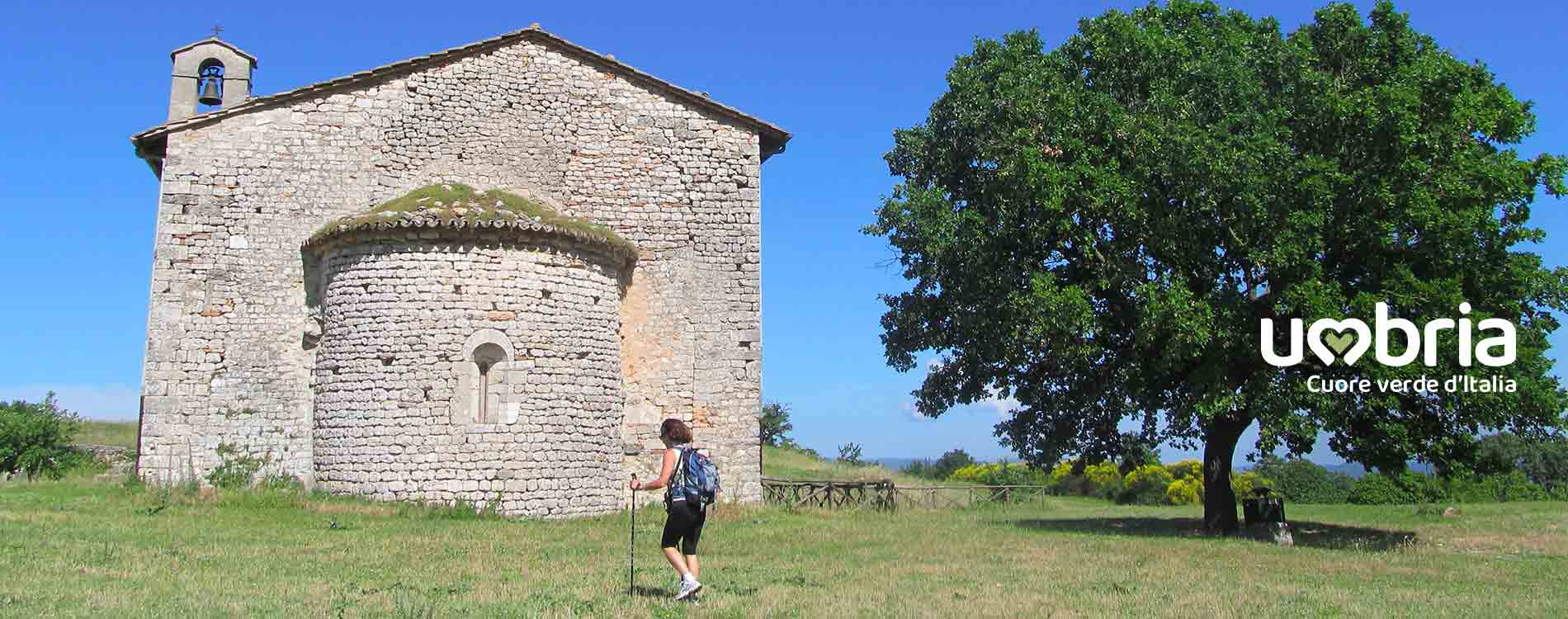 The stages of the Way of the Franciscan Proto-martyrs. Terni, Umbria, Italy