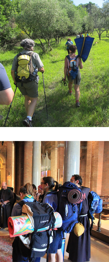 Useful and practical information for setting off on a pilgrimage on foot. Walk of the Franciscan Protomartyrs, Terni, Umbria, Italy