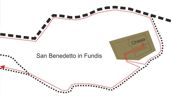 tappa 1 figura 1 mappa abbazia san benedetto in fundis